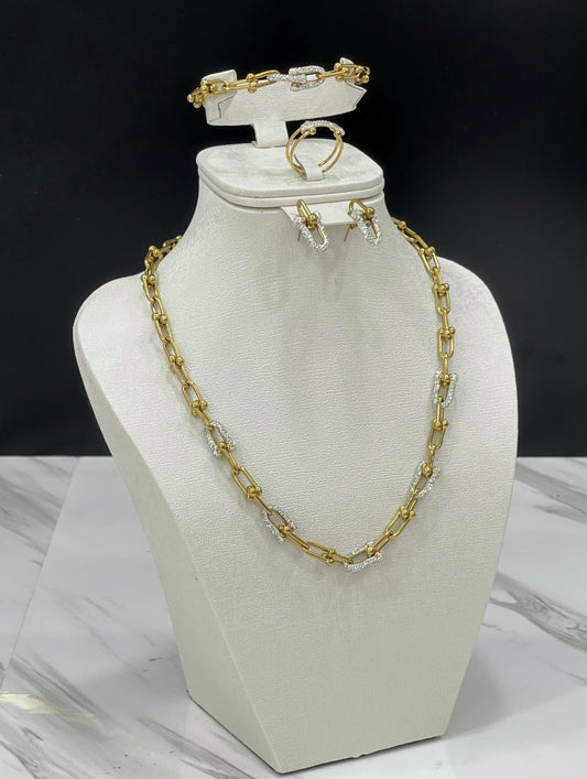 ⚜️Parure Tiffany  Aci inoxydable ⚜️